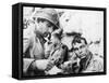 D-Day - Injured American Soldier-Robert Hunt-Framed Stretched Canvas