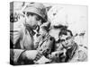 D-Day - Injured American Soldier-Robert Hunt-Stretched Canvas