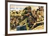 D-Day Landing-English School-Framed Giclee Print