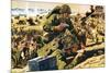 D-Day Landing-English School-Mounted Giclee Print