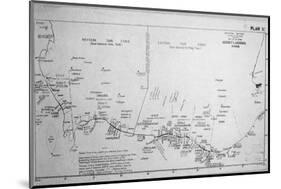 D-Day Map 1944-null-Mounted Photographic Print