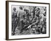 D-Day - Resting American Assault Troops-Robert Hunt-Framed Photographic Print