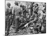 D-Day - Resting American Assault Troops-Robert Hunt-Mounted Photographic Print