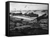 D-Day - Supplies Pour Ashore-Robert Hunt-Framed Stretched Canvas