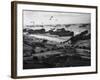 D-Day - Supplies Pour Ashore-Robert Hunt-Framed Photographic Print