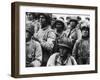 D-Day - US Troops Waiting for the Moment of Attack-Robert Hunt-Framed Photographic Print