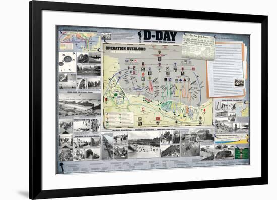 D-Day-null-Framed Art Print