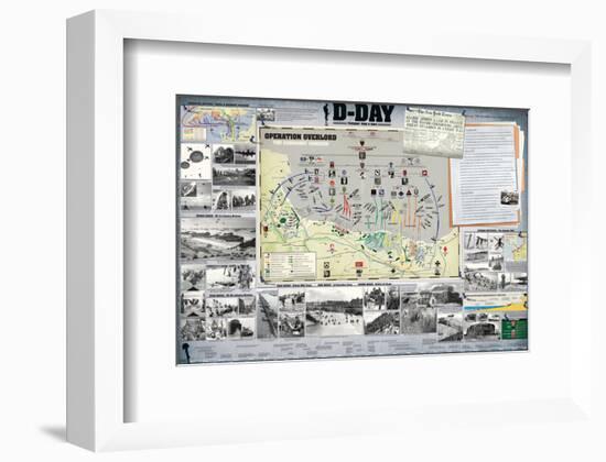 D-Day-null-Framed Art Print