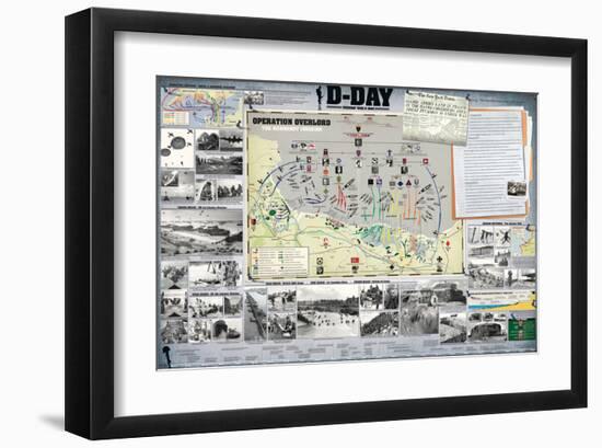 D-Day-null-Framed Art Print