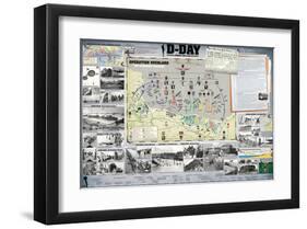 D-Day-null-Framed Art Print