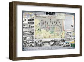 D-Day-null-Framed Art Print