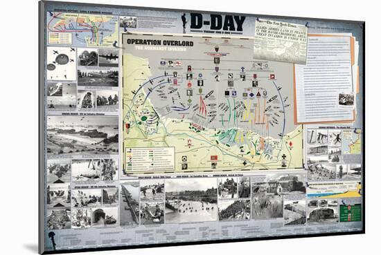 D-Day-null-Mounted Art Print