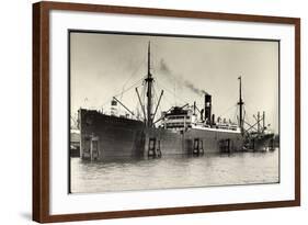 D.Dg Hansa Bremen, Dampfer Falkenfels, 1921-null-Framed Giclee Print