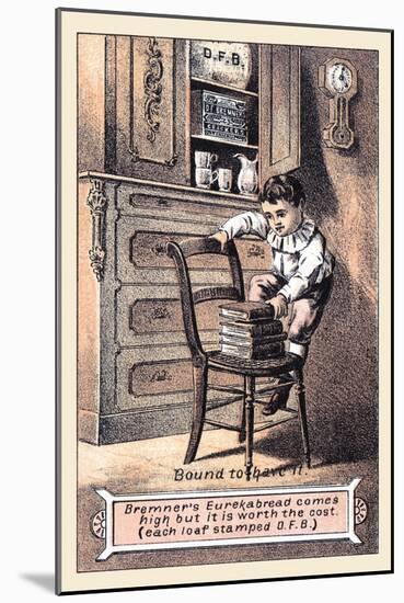 D.F. Bremners Crackers "Bound to Have It"-null-Mounted Art Print