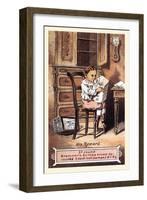 D.F. Bremners Crackers "His Reward"-null-Framed Art Print