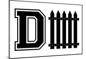 D-Fence - Defense Sign-null-Mounted Poster