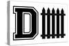 D-Fence - Defense Sign-null-Stretched Canvas