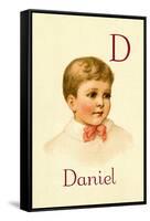 D for Daniel-Ida Waugh-Framed Stretched Canvas