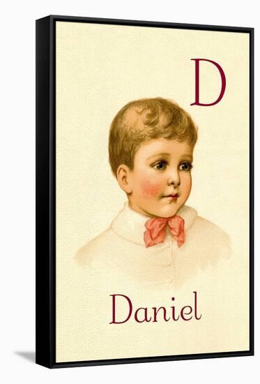 D for Daniel-Ida Waugh-Framed Stretched Canvas