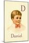 D for Daniel-Ida Waugh-Mounted Art Print