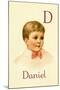 D for Daniel-Ida Waugh-Mounted Art Print