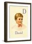 D for David-Ida Waugh-Framed Art Print