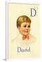 D for David-Ida Waugh-Framed Art Print