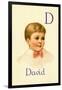 D for David-Ida Waugh-Framed Art Print