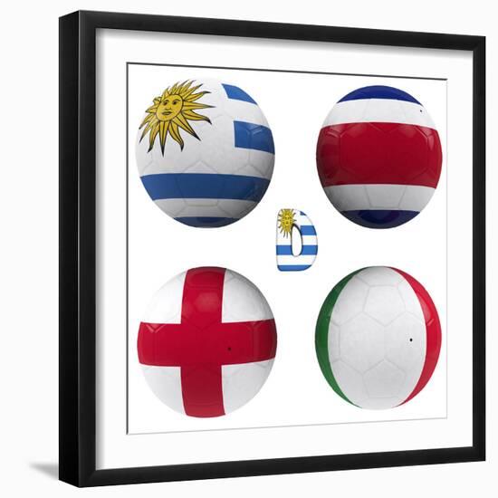 D Group of the World Cup-croreja-Framed Premium Giclee Print