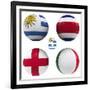 D Group of the World Cup-croreja-Framed Premium Giclee Print