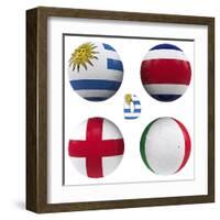 D Group of the World Cup-croreja-Framed Art Print