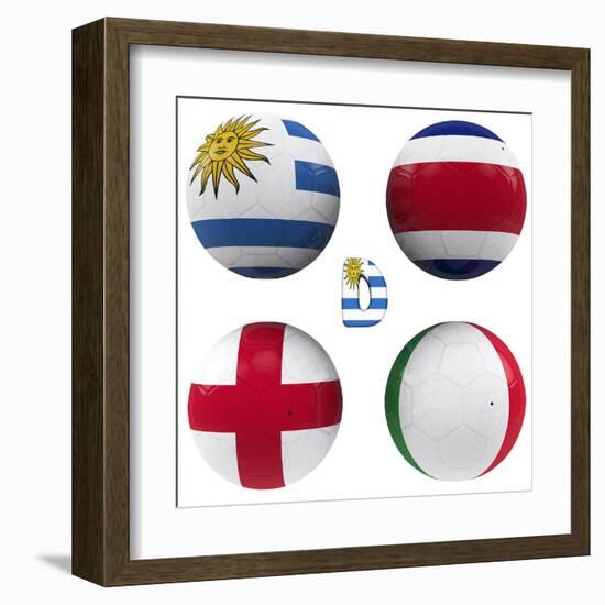 D Group of the World Cup-croreja-Framed Art Print