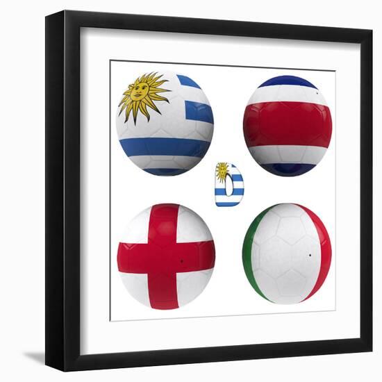 D Group of the World Cup-croreja-Framed Art Print