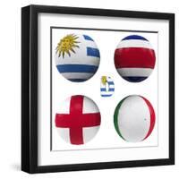 D Group of the World Cup-croreja-Framed Art Print