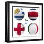 D Group of the World Cup-croreja-Framed Art Print