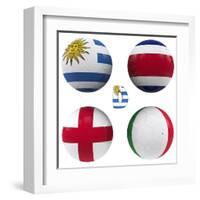 D Group of the World Cup-croreja-Framed Art Print