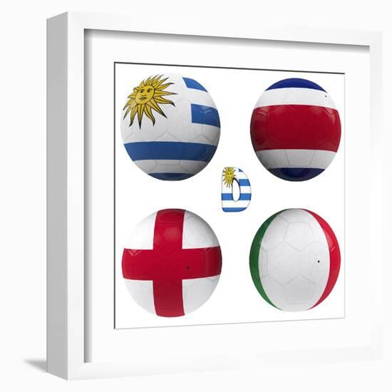 D Group of the World Cup-croreja-Framed Art Print