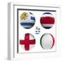 D Group of the World Cup-croreja-Framed Art Print