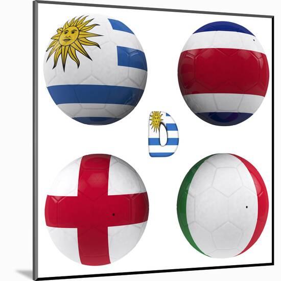 D Group of the World Cup-croreja-Mounted Art Print