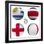 D Group of the World Cup-croreja-Framed Art Print