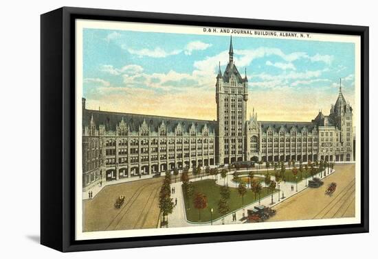 D & H Journal Building, Albany, New York-null-Framed Stretched Canvas