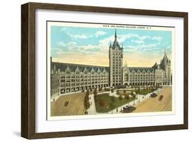 D & H Journal Building, Albany, New York-null-Framed Art Print