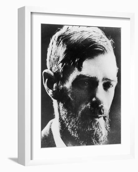 D H Lawrence English Novelist-null-Framed Photographic Print