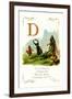 D is for Dancing-null-Framed Art Print