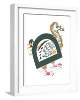 D is for dodo-Mary Kuper-Framed Giclee Print