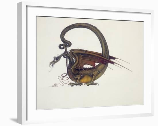 D Is for Dragon, 1979-Wayne Anderson-Framed Giclee Print