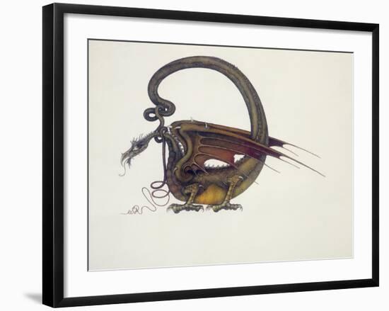 D Is for Dragon, 1979-Wayne Anderson-Framed Giclee Print