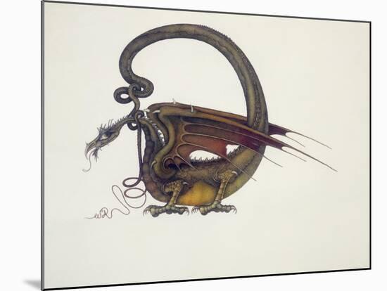 D Is for Dragon, 1979-Wayne Anderson-Mounted Giclee Print