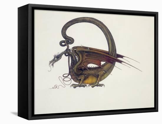D Is for Dragon, 1979-Wayne Anderson-Framed Stretched Canvas