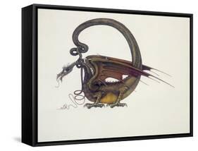 D Is for Dragon, 1979-Wayne Anderson-Framed Stretched Canvas